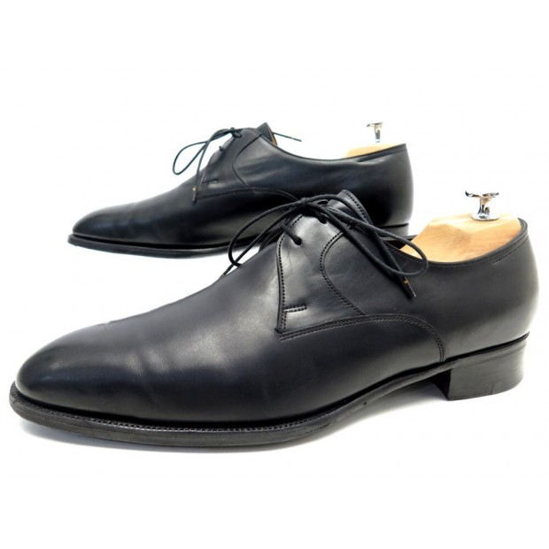 CHAUSSURES JOHN LOBB MARSTON 7.5E 41.5 DERBY 2 OEILLETS EN CUIR NOIR SHOES 1235€