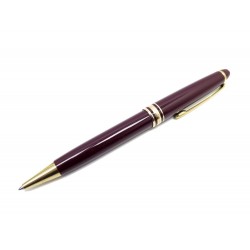 STYLO BILLE MONTBLANC MEISTERSTUCK CLASSIQUE DORE BORDEAUX BALLPOINT PEN 395€