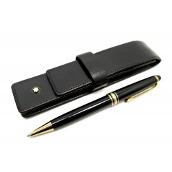 STYLO BILLE MONTBLANC MEISTERSTUCK CLASSIQUE DORE MB10883 + ETUI CUIR NOIR 565€