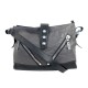 NEUF SAC A MAIN KENZO BESACE BANDOULIERE EN CUIR GRIS & NOIR HAND BAG PURSE 845€