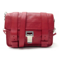 NEUF SAC A MAIN PROENZA SCHOULER MINI TINY BANDOULIERE CUIR ROUGE HANDBAG 965€