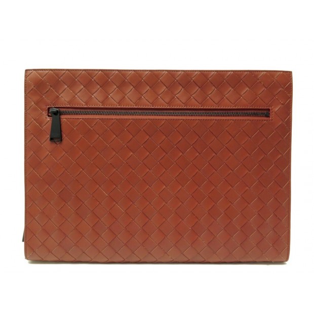 NEUF SAC POCHETTE BOTTEGA VENETA PORTE DOCUMENTS EN CUIR INTRECCIATO POUCH 1400€