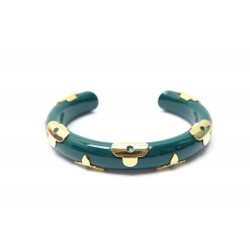 NEUF BRACELET LOUIS VUITTON DAILY JONC MONOGRAM M63117 T16 TG M VERT BANGLE