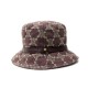 NEUF BOB CELINE IMPRIME TRIOMPHE EN COTON BORDEAUX CHAPEAU NEW BURGUNDY HAT 350€