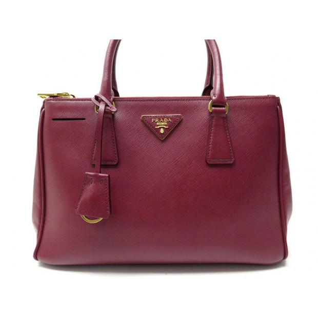 SAC A MAIN PRADA GALLERIA 1BA863 SHOPPING EN CUIR SAFFIANO CERISE HANDBAG 3100€