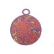 NEUF GRANDE BOULE DE NOEL DECORATION HERMES PETIT H EN CUIR CENTRE DE TABLE