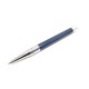 NEUF STYLO ST DUPONT D INITIAL 265205 ROLLERBALL EN ACIER PALLADIE BLEU PEN 150€