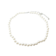 NEUF COLLIER CHANEL PERLES DE VERRE & METAL ARGENTE NEW PEARLS NECKLACE