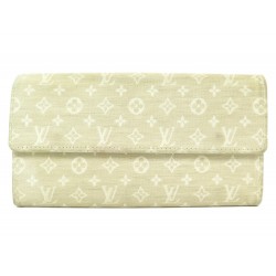 PORTEFEUILLE LOUIS VUITTON SARAH EN TOILE MONOGRAM MINI LIN IDYLLE WALLET 490€