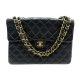 SAC A MAIN CHANEL CLASSIQUE TIMELESS MAXI JUMBO EN CUIR NOIR & DORE PURSE 10300€