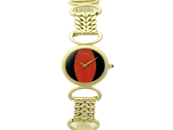 montre piaget 9802db 27 mm quartz or jaune 18k