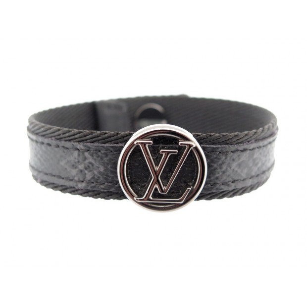 Louis Vuitton Lv Circle Leather Bracelet (M6549D, M6549E)