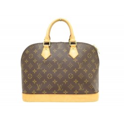 SAC A MAIN LOUIS VUITTON ALMA PM M53151 EN TOILE MONOGRAM CANVAS HAND BAG 1450€