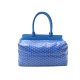 SAC A MAIN GOYARD BELLECHASSE 45 CM EN TOILE GOYARDINE BLEUE BLUE HAND BAG PURSE