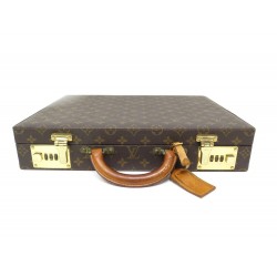 VINTAGE MALLETTE LOUIS VUITTON ATTACHE CASE PRESIDENT GM TOILE MONOGRAM TRUNK