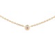 NEUF COLLIER REDLINE PURE 36 A 38CM EN OR JAUNE 18K ET DIAMANT 0.10CT NEW 795€