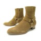 CHAUSSURES SAINT LAURENT BOTTINES WYATT 420090 43 DAIM CAMEL+BOITE SHOES 1150€