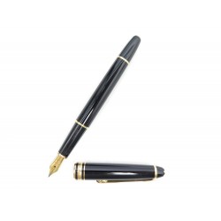 STYLO PLUME MONTBLANC MEISTERSTUCK CLASSIQUE DORE EN RESINE NOIR BLACK PEN 585€