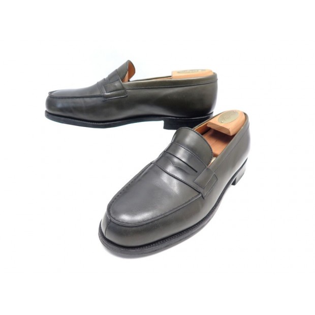 CHAUSSURES JM WESTON MOCASSINS 180 7D 41 EN CUIR KAKI + EMBAUCHOIRS LOAFERS 749€