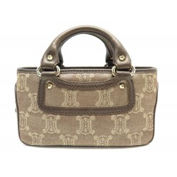 NEUF SAC A MAIN CELINE MINI BOOGIE EN TOILE TRIOMPHE CANVAS HANDBAG NEW 950€