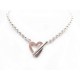 COLLIER GUCCI CHAINE COEUR 36 CM EN ARGENT MASSIF 925 HEART SILVER NECKLACE 430€