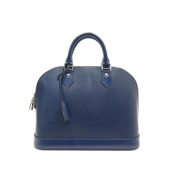 SAC A MAIN LOUIS VUITTON ALMA PM M40302 EN CUIR EPI BLEU LEATHER HAND BAG 1960€