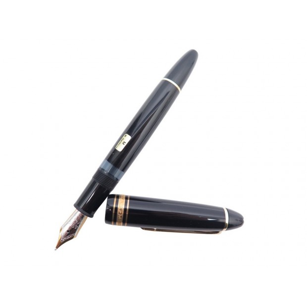 NEUF STYLO PLUME MONTBLANC MEISTERSTUCK LEGRAND MB13661 DORE EN RESINE NOIR 675€