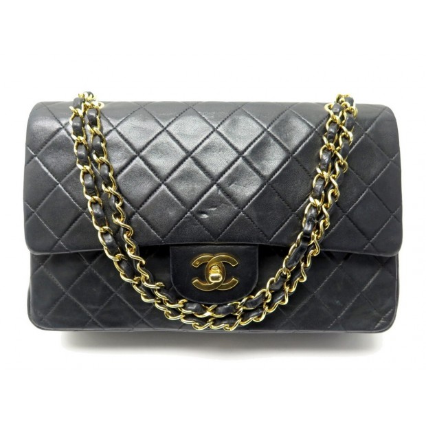 VINTAGE SAC A MAIN CHANEL CLASSIQUE TIMELESS CUIR MATELASSE HAND BAG PURSE 8990€