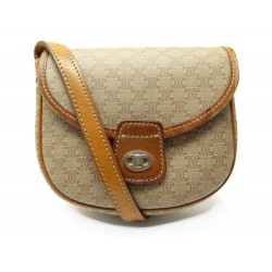 VINTAGE SAC A MAIN CELINE BESACE BANDOULIERE EN TOILE TRIOMPHE CANVAS BAG 1250€