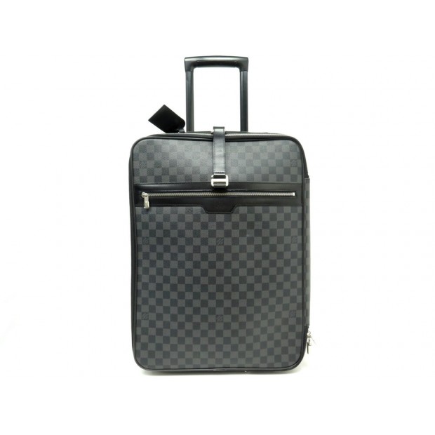 VALISE LOUIS VUITTON PEGASE 55 EN TOILE DAMIER GRAPHITE SUITCASE TROLLEY 2370€