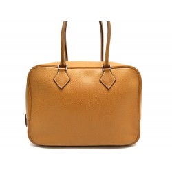 SAC A MAIN HERMES PLUME 28 EN CUIR EPSOM GOLD + POCHON LEATHER HAND BAG 5250€