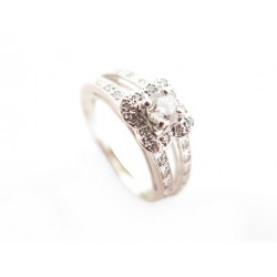 BAGUE MAUBOUSSIN CHANCE OF LOVE NUMERO 2 T47 OR BLANC ET DIAMANTS 0.35CT 1720€