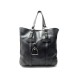 SAC A MAIN RALPH LAUREN ETRIER CABAS EN CUIR NOIR 38 CM BLACK HAND TOTE BAG