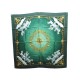 FOULARD HERMES COSMOS PHILIPPE LEDOUX CARRE 90 CM EN SOIE VERT SILK SCARF 350€