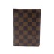 NEUF PORTEFEUILLE LOUIS VUITTON PORTE PASSEPORT TOILE DAMIER EBENE WALLET 265€