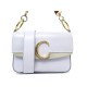 SAC A MAIN CHLOE C DOUBLE PORTE PM CHC19SS191A374E7 CUIR BANDOULIERE PURSE 1590€