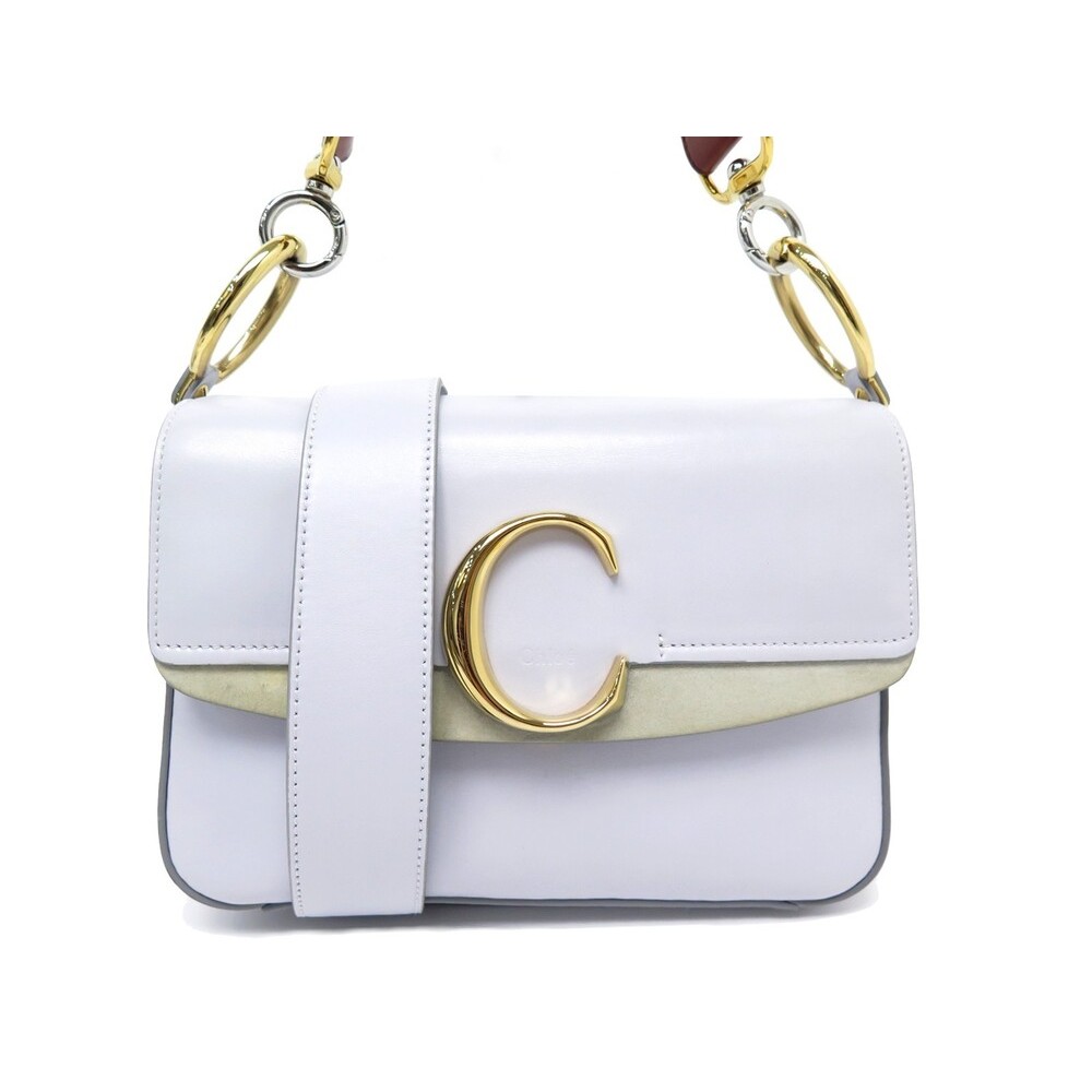 sac a main chloe c double porte pm chc19ss191a374e7