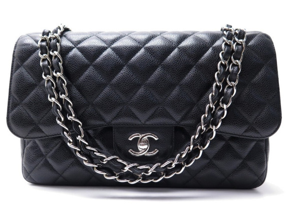sac a main chanel jumbo timeless cuir caviar attributs
