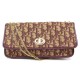 VINTAGE SAC A MAIN CHRISTIAN DIOR POCHETTE EN TOILE OBLIQUE BANDOULIERE CLUTCH