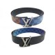 NEUF CEINTURE LOUIS VUITTON DAMIER RAINBOW T95 BOUCLE LV REVERSIBLE BELT 640€