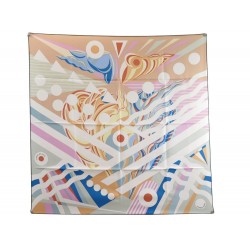 NEUF FOULARD CARRE HERMES LE REVE DE JULIA EN SOIE MULTICOLORE NEW SCARF 460€