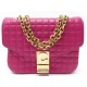 NEUF SAC A MAIN CELINE SMALL C 188403BFC CUIR MATELASSE FUSHIA QUILTED BAG 1995€