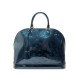 NEUF SAC A MAIN LOUIS VUITTON ALMA GM CUIR MONOGRAM VERNIS BLEU HAND BAG 2900€