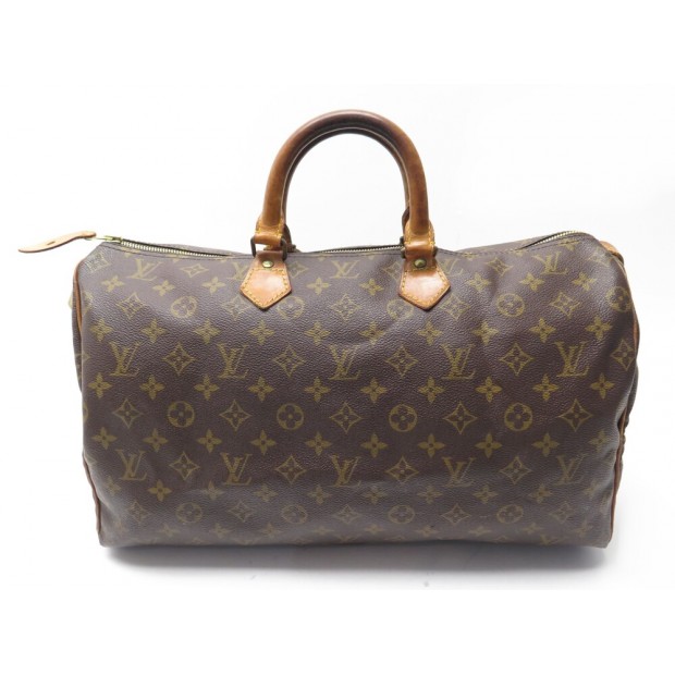 VINTAGE SAC A MAIN LOUIS VUITTON SPEEDY 40 M41106 TOILE MONOGRAM HANDBAG 1550€