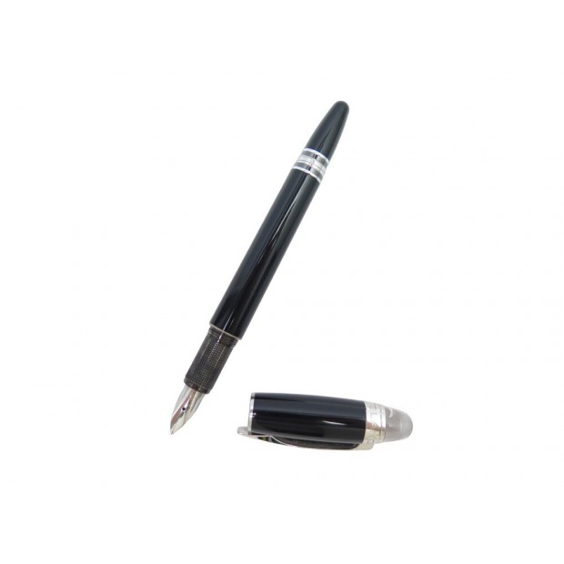 STYLO PLUME MONTBLANC STARWALKER 8482 NOIR & PLATINUM + BOITE FOUNTAIN PEN 605€