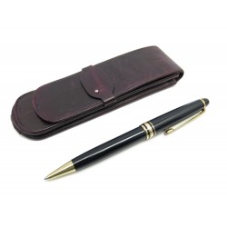 STYLO BILLE MONTBLANC MEISTERSTUCK DORE NOIR + ETUI GOLDEN BALLPOINT PEN 575€