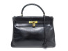 sac a main hermes kelly 32 en cuir box noir