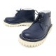 NEUF CHAUSSURES AKTYON KICKERS X ADIEU PARIS 9 43 EN CUIR BLEU NAVY BOOTS 249€