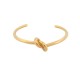 BRACELET CELINE KNOT EN LAITON DORE 46P466BRA TAILLE S GOLDEN BRASS STRAP 360€