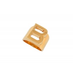 NEUF BAGUE CHLOE ALPHABET LETTRE B T52 2R000B EN LAITON BRASS GOLDEN RING 200€